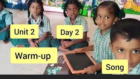 Term 1 Unit 2 Day 2 Warm up Song time What is in the bag?...Its a .... English Ennum Ezhuthum