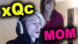xQc explains TWITCH to his MOM