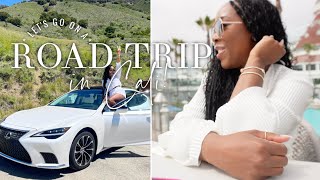 vlog | let&#39;s go to Cali! | road trips w/ LEXUS + car karaoke + winery + more! | Andrea Renee