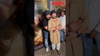 Sunny Deol's CUTE reaction as Bobby Deol HUGS him from behind at Gadar 2 screening 😍 | #shorts