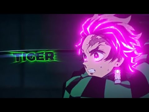 [Tiger🐯]Demon Slayer[Glitch style] 😈 XeNozVfx  #neptune #xenon