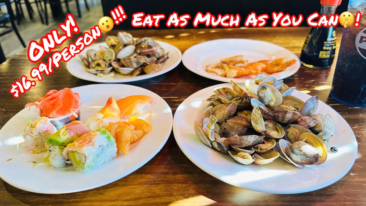 ONLY $16.99/PERSON ALL YOU CAN EAT AND DRINK SEAFOOD & SUSHI BUFFET @ BEIJING BUFFET IN STOCKTON CA!