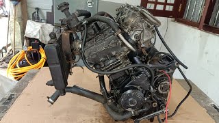 CBR MC19 Engine Full Restoration | 4 Cylinder Engine Restoration