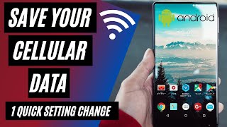How To Update Apps Over Wi-Fi Only & Not Cellular Data | Android Google Play