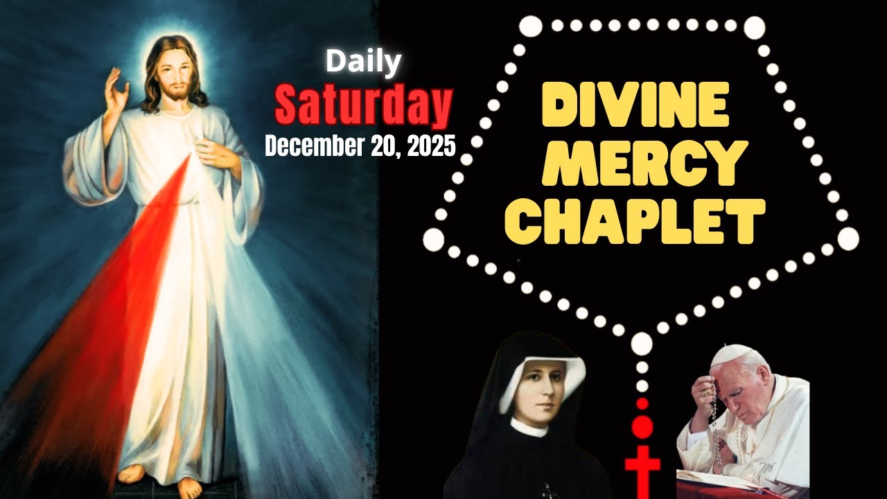 Divine Mercy Chaplet | December 20, 2025 | 3PM Prayer for Mercy, Peace & Protection