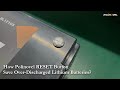 Dead Battery Revival: How Polinovel RESET Button Save Over Discharged Lithium Batteries?