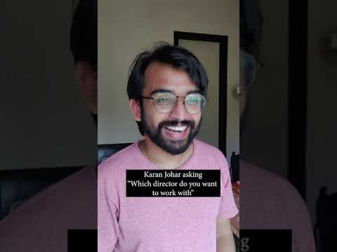 Karan Johar asking whos your favorite director #shorts #ytshorts