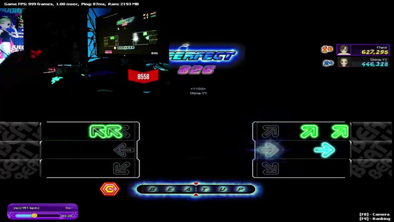 Audition Brazil | Sash! - Ecuador (Disco Style) 151 Bpm Lv. 7 [Beat Up] [Hand Display]