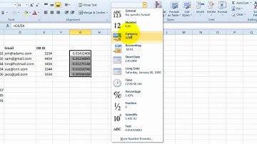 VideoExcel - How to quickly format cell type in Excel 2010