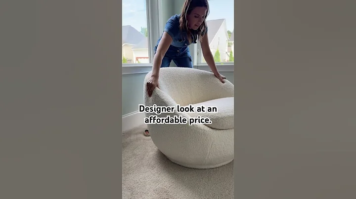 Designer chair at @Walmart prices 😱#decoratewithme