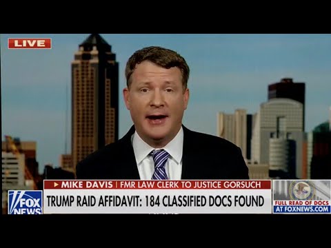 Mike Davis Discusses the Heavily Redacted Mar-a-Lago Affidavit on America Reports