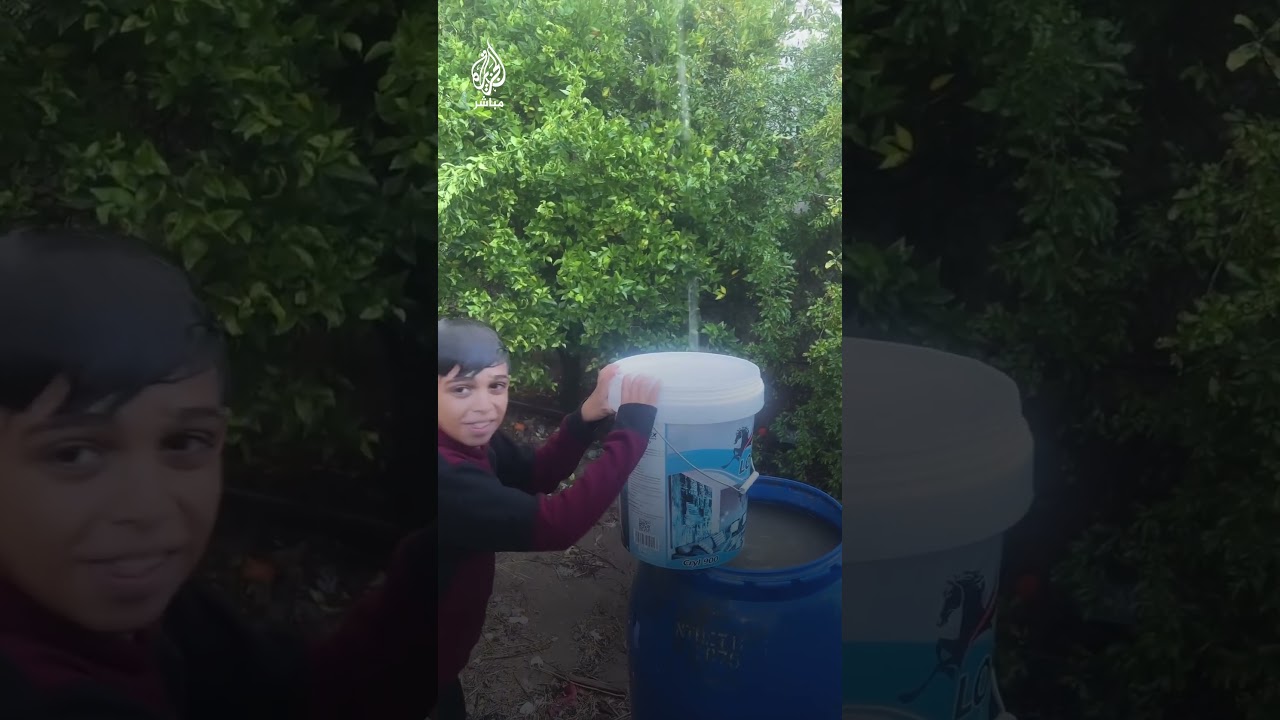 "الله عرف أنو إحنا منعاني فنزل لنا ميه من عنده"..