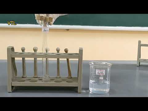 Video Experiment of BaCl2 reacting with AgNO3 | Chemistry experiment - youtube