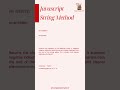 at() (ES2022) || JS String Methods Course #js #javascript #stringmethod #short #vionalacademytech