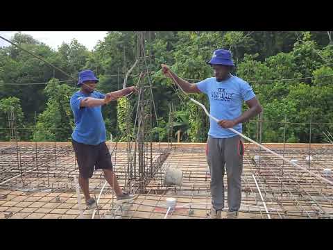 Project X || electrical worker piping out the decking 