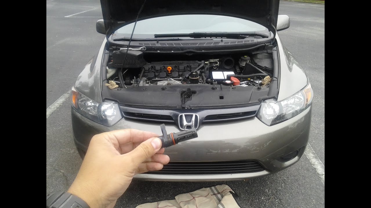 2007 Honda Civic Camshaft & Crankshaft Position Sensors Location - YouT...