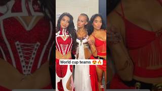 Nora Fatehi, elyanna, jessie reyez on world cup #norafatehi #siirsiir #worldcup #fifaworldcup