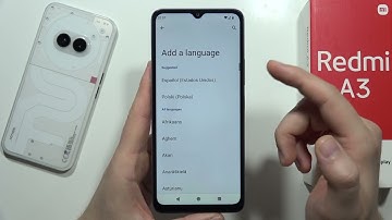 How to Change Language on Redmi A3 - Adjust System Language