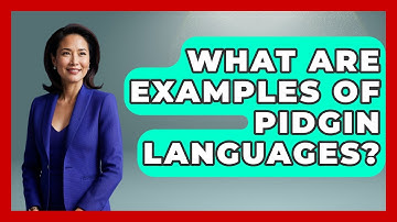 What Are Examples Of Pidgin Languages? - The Caribbean Expert