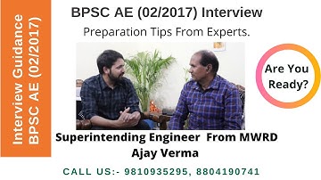 BPSC AE 02-2017 Interview Discussion with Ajay Verma Sir