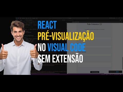 React preview in Visual Studio Code without extension.