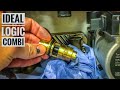 How to replace a flow turbine on an ideal logic and ideal logic combi 35