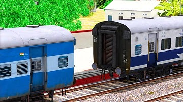 ICF BLUE Coupling ICF JANSHATABDI Coach | BUMPY RAILROAD | Train Simulator | Railworks | NTG GAMING