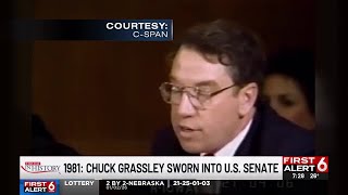Today in History - Jan. 3: Iowa Senator Chuck Grassley sworn in
