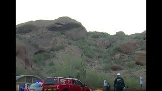 Recovery efforts continue for person found dead on Camelback Mountain