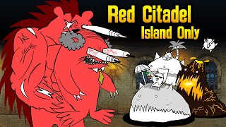 Can You Beat Red Citadel With Only Island Cat? (Battle cats)