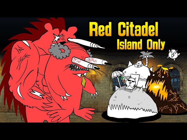 Can You Beat Red Citadel With Only Island Cat? (Battle cats) class=