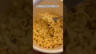 Carbonara Buldak😋🤤🍜#ramen #asmr #shorts #buldak #fyp