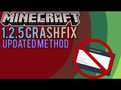 How To Fix Minecraft Version 1.2.5 Or Older From Crashing [2020] UPDATED AND EASIER METHOD