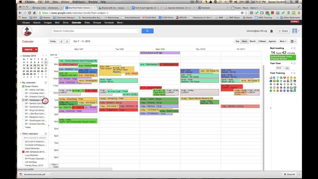 Shared Events Calendar Events in a Shared Calendar - YouTube