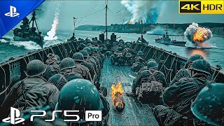 (PS5 PRO) D-DAY - NORMANDY 1944 | Realistic ULTRA Graphics Gameplay 4K 60FPS Call of Duty
