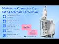 ZONESUN ZS-FS500K4 Servo Multi-lane Volumetric Cup Granule Sachet Vertical Filling Sealing Machine
