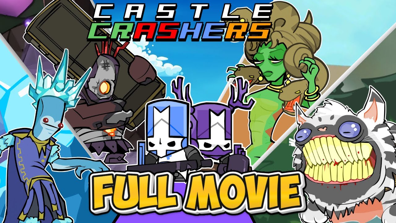 Two Idiots Try To Beat Castle Crashers For The First Time | Full Movie