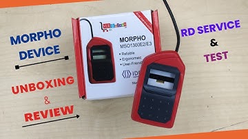Morpho E3 Finger print Scanner | Unboxing & Review #morpho