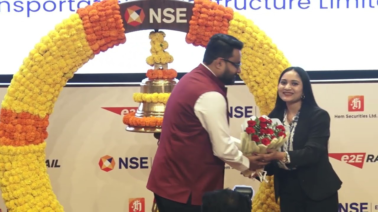 E to E Transportation Infrastructure Limited | NSE Emerge Listing Ceremony