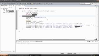 Tutorial 1 Variables y Comentarios en JAVA