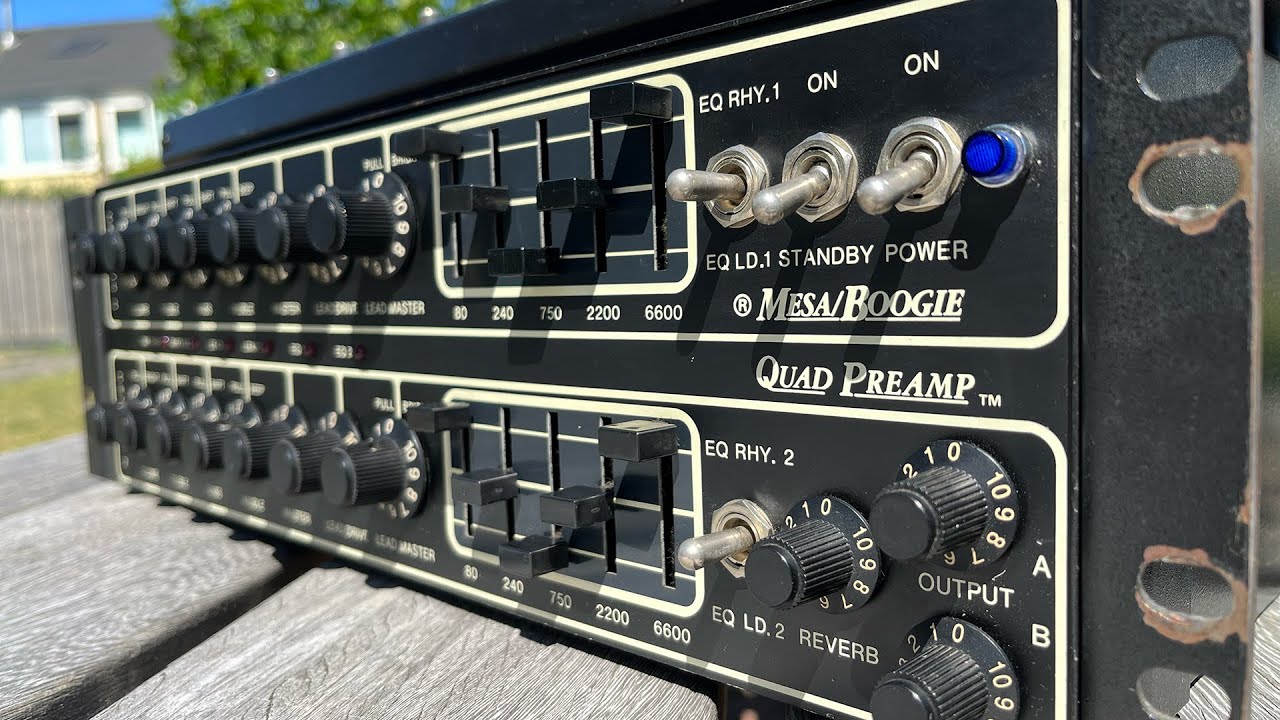 Mesa Boogie Quad Preamp + FU-2 (MATCHING SERIALS) - reverb.com
