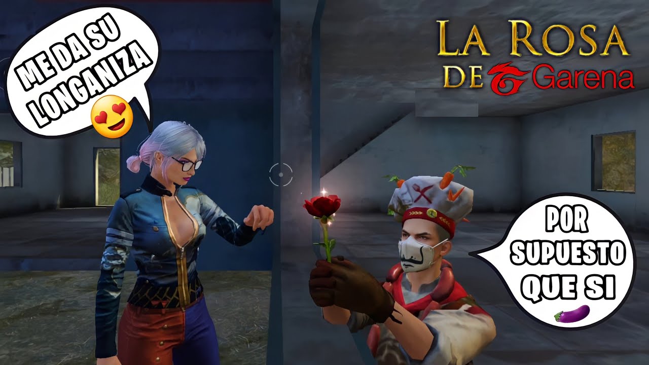 LA ROSA DE GARENA: MI NOVIA ME DEJA POR EL CARNICERO 😭 // FREE FIRE DanielYT