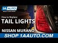 How To Replace Broken Tail Lights Nissan Murano 2003-07