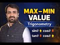 Maximum &amp; Minimum Value in Trigonometry | Easy Tricks 🔥| Maths by Rajkaran choudhary