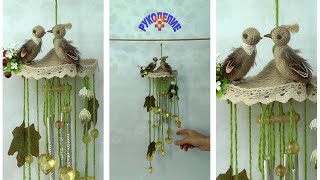 Идея из джута. Птицы. Декора для дома и интерьера из джута своими руками