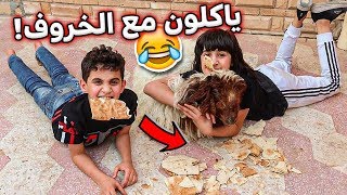 ليث وسلومي يشترون خروف العيد🐏 - الخروف زعلان وسالم ياكل معه 😂