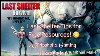 Last Shelter Survival Tips And Tricks - FREE Resources, RSS protection Tip!