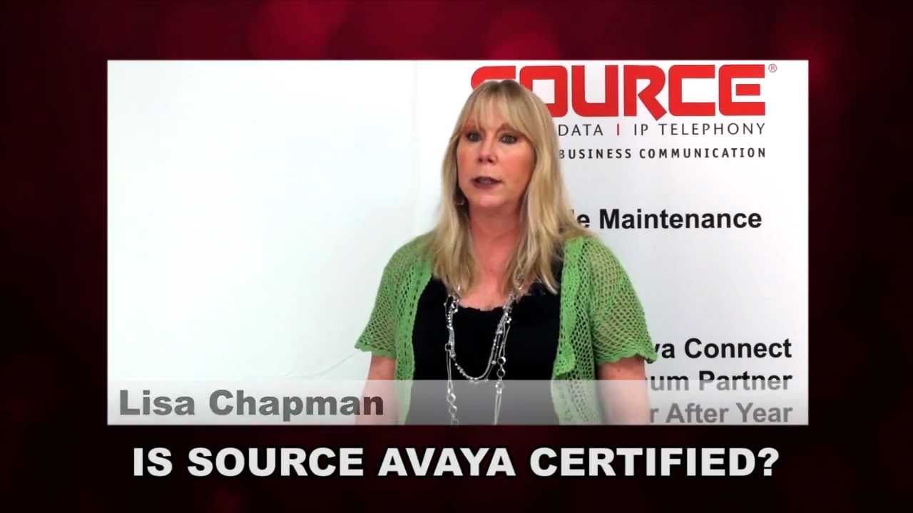SOURCEsolutions - Avaya Certifications in Implementation and Maintenance