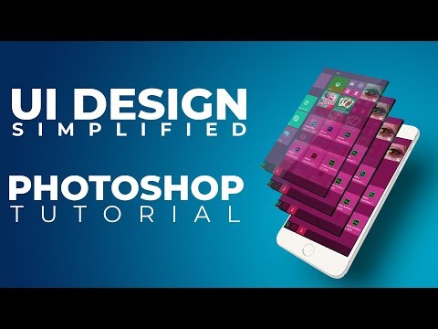 Amazing Perspective UI Design || PhotoShop Tutorial _HD