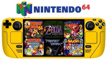 10 N64 Games Tested on Mupen64Plus | N64 Emulation Steam Deck | SteamOS
